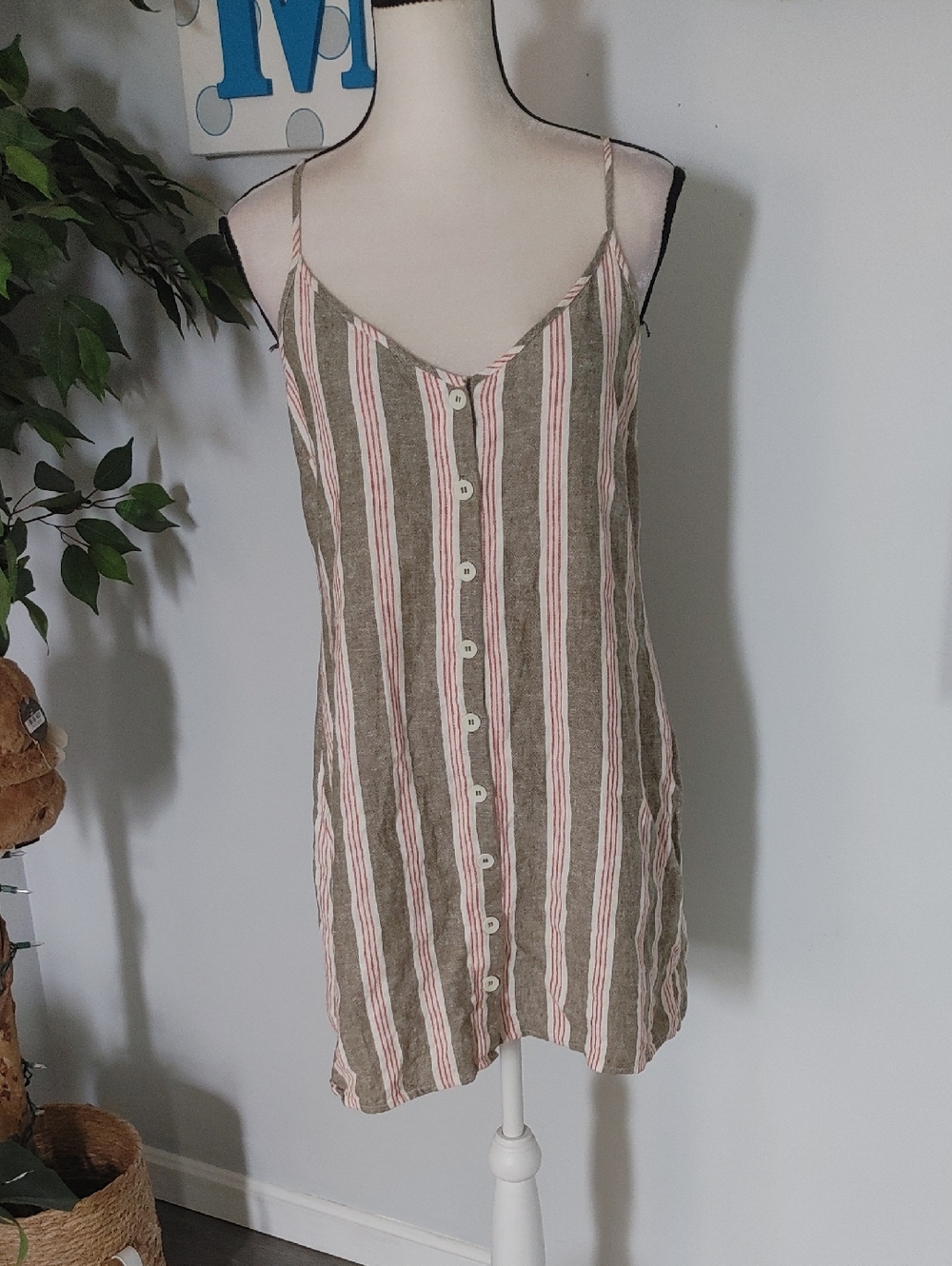 Forever 21 Casual Button-Up Dress L